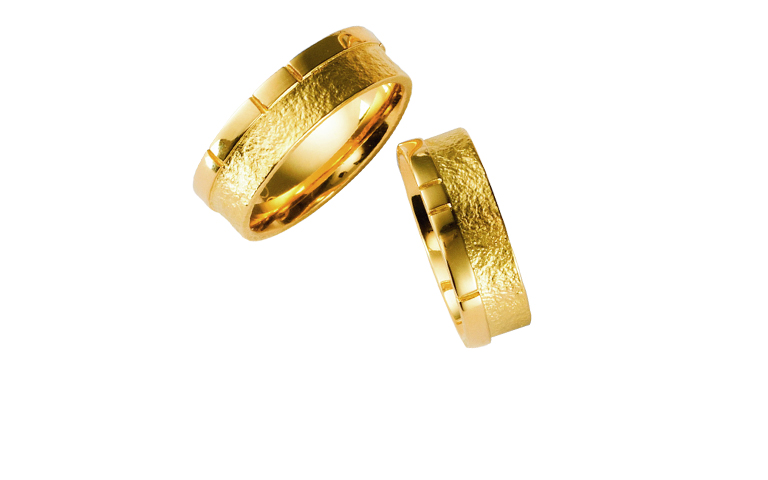 05073+05074-wedding ring, gold 750